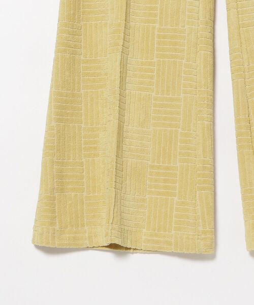 Ray BEAMS（レイビームス）の「Ray BEAMS / パイル ジャカード フレア パンツ（その他パンツ・レディース・イエロー/ケリー・0/1）」の19枚目の写真