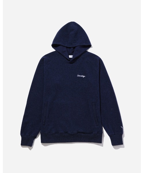 Saturdays NYC（サタデーズ ニューヨークシティ ）の「Elevated Sweat Pullover Hoodie（Tシャツ/カットソー・メンズ・ネイビー/ベージュ系その他・X-SMALL/S/M/L/XL）」の2枚目の写真