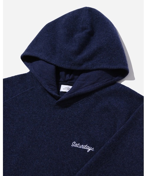 Saturdays NYC（サタデーズ ニューヨークシティ ）の「Elevated Sweat Pullover Hoodie（Tシャツ/カットソー・メンズ・ネイビー/ベージュ系その他・X-SMALL/S/M/L/XL）」の4枚目の写真