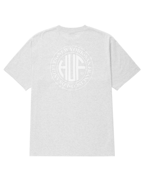 HUF（ハフ）の「REGIONAL TEE / HUF プリントTシャツ（Tシャツ/カットソー・メンズ・ホワイト/アッシュグレー/ブラック/ネイビー/ライトブルー/ダークラベンダー・SMALL/MEDIUM/LARGE/X-LARGE/XX-LARGE）」の10枚目の写真