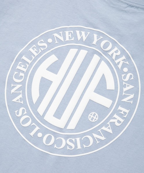 HUF（ハフ）の「REGIONAL TEE / HUF プリントTシャツ（Tシャツ/カットソー・メンズ・ホワイト/アッシュグレー/ブラック/ネイビー/ライトブルー/ダークラベンダー・SMALL/MEDIUM/LARGE/X-LARGE/XX-LARGE）」の21枚目の写真