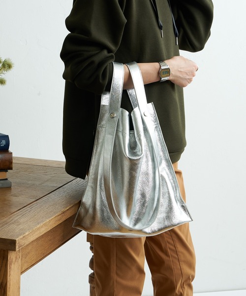Pal collection（パルコレクション）の「2wayハンドルトート（トートバッグ・レディース・ブロンズ/グレー系その他/シルバー/ブルーグリーン・FREE）」の8枚目の写真