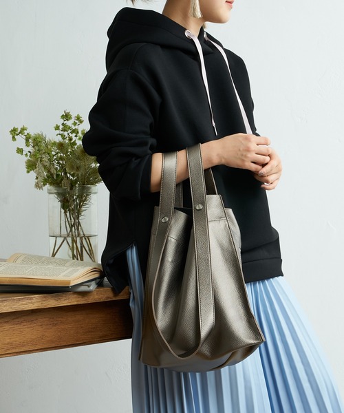 Pal collection（パルコレクション）の「2wayハンドルトート（トートバッグ・レディース・ブロンズ/グレー系その他/シルバー/ブルーグリーン・FREE）」の16枚目の写真
