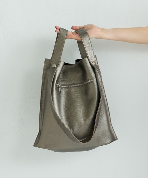 Pal collection（パルコレクション）の「2wayハンドルトート（トートバッグ・レディース・ブロンズ/グレー系その他/シルバー/ブルーグリーン・FREE）」の10枚目の写真
