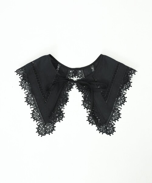coen(コーエン)の「ヴィンテージライクレースカラー(付け襟・レディース・ホワイト/ブラック・FREE)」の11枚目の写真