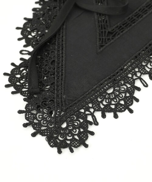 coen(コーエン)の「ヴィンテージライクレースカラー(付け襟・レディース・ホワイト/ブラック・FREE)」の13枚目の写真