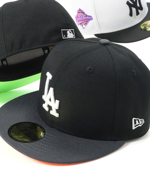 NEW ERA（ニューエラ）の「ニューエラキャップ 59FIFTY MLBサイドパッチネオンカラー ONSPOTZ別注（キャップ・メンズ・ホワイト系その他/グレー系その他/グレー/ブラック系その他5/ブラック/ブラック系その他3/ホワイト系その他2/ホワイト/ブラック系その他4/グレー系その他2/ブラック系その他/ブラック系その他2・7 1/4/7 3/4/7 1/2/7 3/8/8/7 5/8）」の7枚目の写真