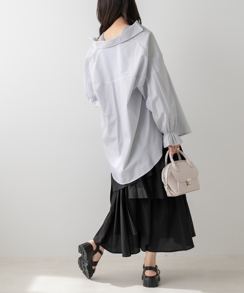 OLIVE des OLIVE(オリーブデオリーブ)の「ランダムティアードスカート(スカート・レディース・ピンク/ブラック/オフホワイト・FREE)」の12枚目の写真