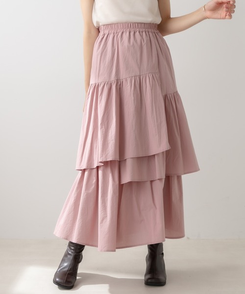 OLIVE des OLIVE(オリーブデオリーブ)の「ランダムティアードスカート(スカート・レディース・ピンク/ブラック/オフホワイト・FREE)」の19枚目の写真