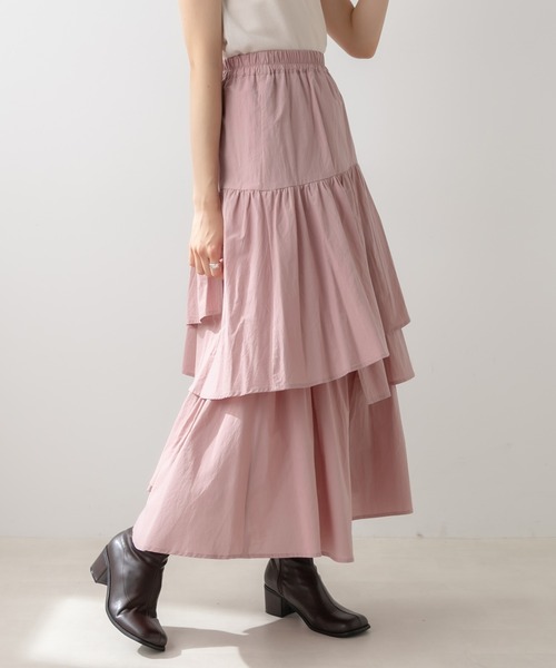 OLIVE des OLIVE(オリーブデオリーブ)の「ランダムティアードスカート(スカート・レディース・ピンク/ブラック/オフホワイト・FREE)」の20枚目の写真