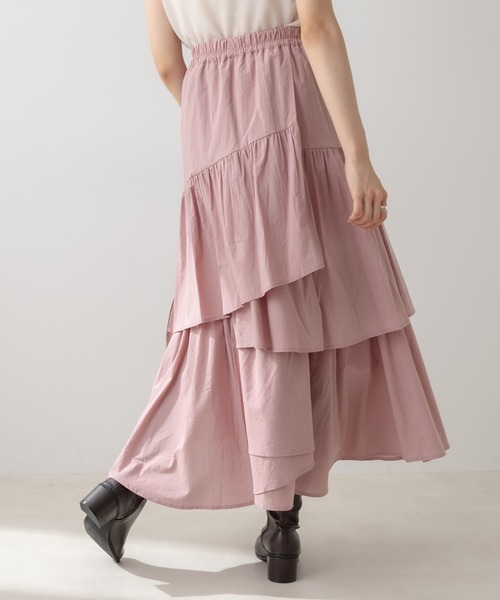 OLIVE des OLIVE(オリーブデオリーブ)の「ランダムティアードスカート(スカート・レディース・ピンク/ブラック/オフホワイト・FREE)」の21枚目の写真