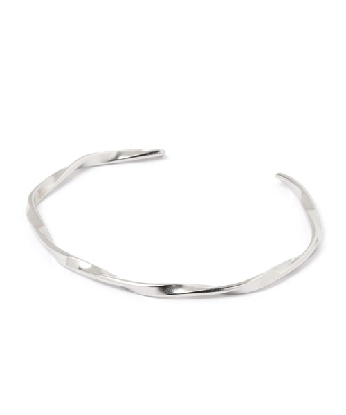 GLOBAL WORK(グローバルワーク)の「ステンレスヒネリバングル/UNISEXアクセサリー/299761(ブレスレット・レディース・ブラック/ゴールド/シルバー・FREE)」の3枚目の写真