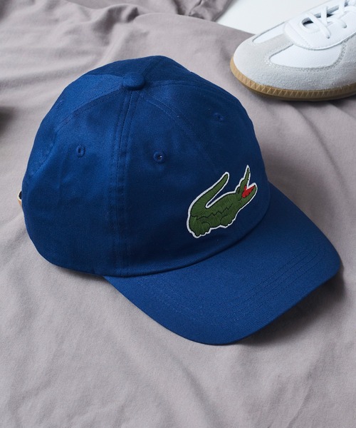 ◆送料・関税無料◆LACOSTE Big クロコダイル刺繍入りキャップ セール】【LACOSTE】Big Crocodile CAP ラコステビッグ