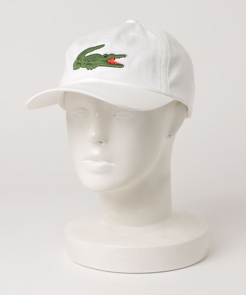 ◆送料・関税無料◆LACOSTE Big クロコダイル刺繍入りキャップ セール】【LACOSTE】Big Crocodile CAP ラコステビッグ
