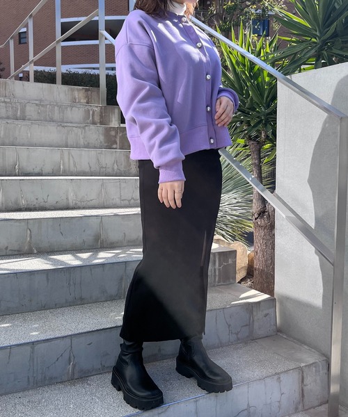 mi via loca（ミヴィアロカ）の「タイトストレッチスカート（スカート・レディース・ブラック/ベージュ/ブラウン・FREE）」の20枚目の写真