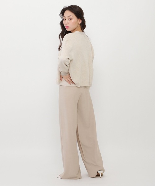 Love,Bonito(ラブボニート)の「モード ストレートレッグパンツ(その他パンツ・レディース・ベージュ・MEDIUM/LARGE/SMALL)」の3枚目の写真