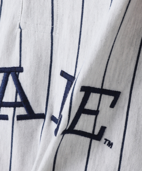 JOURNAL STANDARD(ジャーナルスタンダード)の「【YALE×JOURNAL STANDARD】別注 ベースボール ヘンリーネックTシャツ(Tシャツ/カットソー・メンズ・ホワイト/グレー・MEDIUM/LARGE)」の11枚目の写真