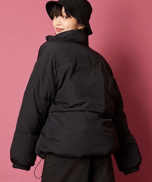 unrelaxing（アンリラクシング）の「ボリュームハイネック撥水ナイロンエコダウンジャケット（ダウンジャケット/コート・メンズ・アイボリー/ブラック/グレー/ライトカーキ/ベージュ/スミクロ/その他/ブルー系・FREE）」の13枚目の写真