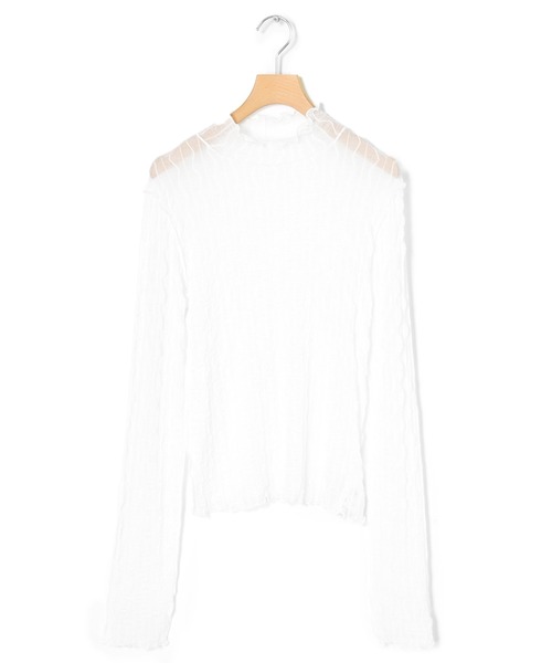 w closet(ダブルクローゼット)の「フィンガーホールハイネックプルオーバー(ニット/セーター・レディース・オフホワイト/ブラウン/ブラック/ラベンダー・FREE)」の16枚目の写真