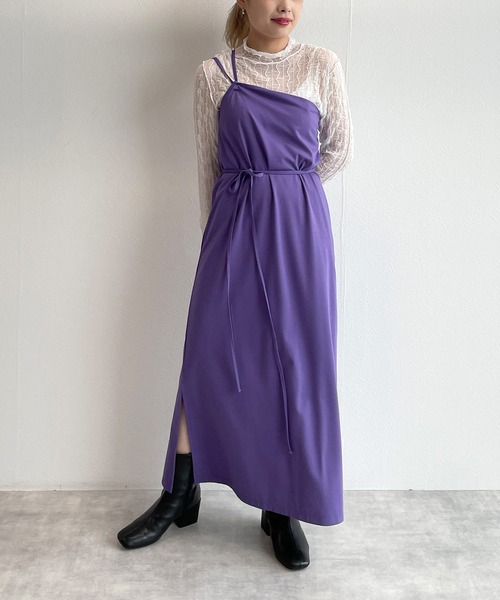 w closet(ダブルクローゼット)の「フィンガーホールハイネックプルオーバー(ニット/セーター・レディース・オフホワイト/ブラウン/ブラック/ラベンダー・FREE)」の6枚目の写真