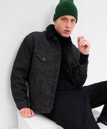 GAP | ウォッシュウェル ボア アイコン デニムジャケット(デニムジャケット)