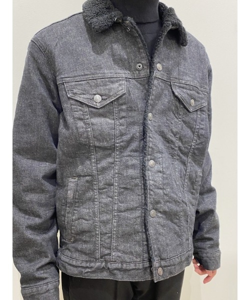 GAP(ギャップ)の「ウォッシュウェル ボア アイコン デニムジャケット(デニムジャケット・メンズ・ブラック・M/L/XL/XS/S)」の11枚目の写真