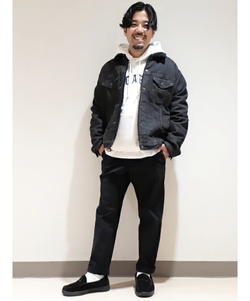 GAP(ギャップ)の「ウォッシュウェル ボア アイコン デニムジャケット(デニムジャケット・メンズ・ブラック・M/L/XL/XS/S)」の12枚目の写真