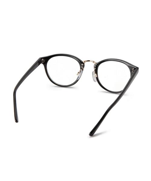 green label relaxing（グリーンレーベルリラクシング）の「CLEAR METALBRIDGE BOSTON メガネ（メガネ・メンズ・ブラック/ダークブラウン・フリー）」の4枚目の写真