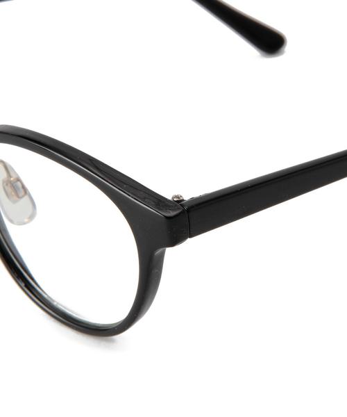 green label relaxing（グリーンレーベルリラクシング）の「CLEAR METALBRIDGE BOSTON メガネ（メガネ・メンズ・ブラック/ダークブラウン・フリー）」の5枚目の写真