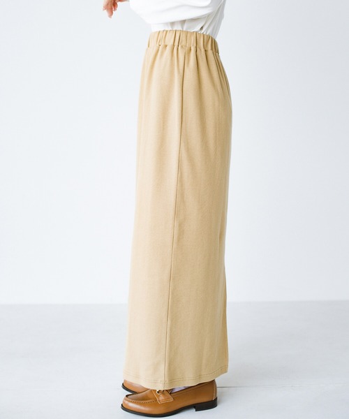 haco!（ハコ）の「シンプルなのに大人っぽさ2割増！シルエットにこだわった　やさしい着心地のすらり見えカットソースカートby who made me（スカート・レディース・ブラック/ベージュ/グリーン/ピンク・SMALL/MEDIUM/LARGE/X-LARGE）」の19枚目の写真