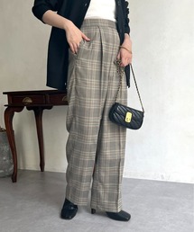 センタープレスチェクパンツ