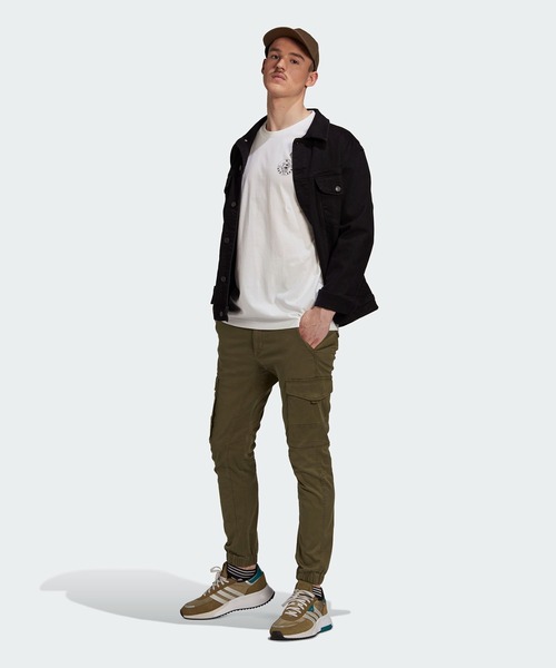 adidas(アディダス)の「ディズニー 長袖Tシャツ / ロンT / アディダスオリジナルス(Tシャツ/カットソー・メンズ・ホワイト/ブラック・SMALL/XX-LARGE/3XL/LARGE/X-LARGE/MEDIUM/X-SMALL)」の8枚目の写真