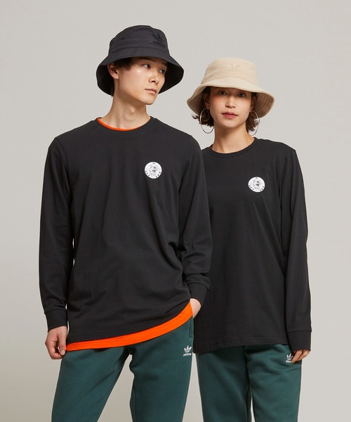 adidas(アディダス)の「ディズニー 長袖Tシャツ / ロンT / アディダスオリジナルス(Tシャツ/カットソー・メンズ・ホワイト/ブラック・SMALL/XX-LARGE/3XL/LARGE/X-LARGE/MEDIUM/X-SMALL)」の17枚目の写真