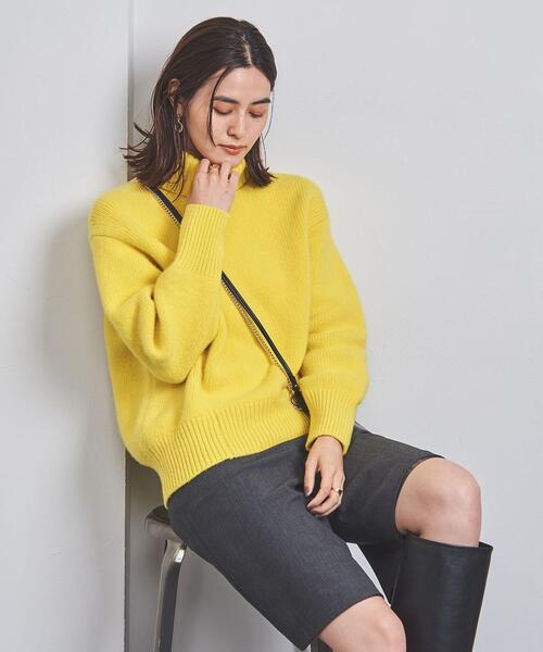UNITED ARROWS(ユナイテッドアローズ)の「W/NY 3G タートルネック ニット(ニット/セーター・レディース・オフホワイト/グレー/イエロー・FREE)」の17枚目の写真