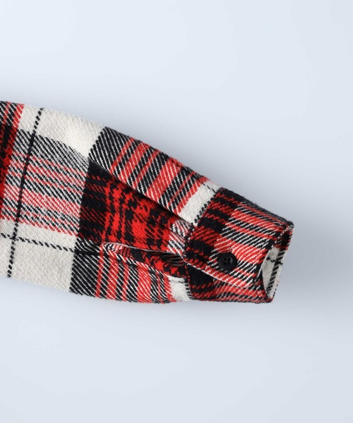 BACK NUMBER（バックナンバー）の「【BACK NUMBER】フードヘビーネルシャツ（シャツ/ブラウス・メンズ・ネイビー/イエロー/ブルー・M/L/XL）」の14枚目の写真