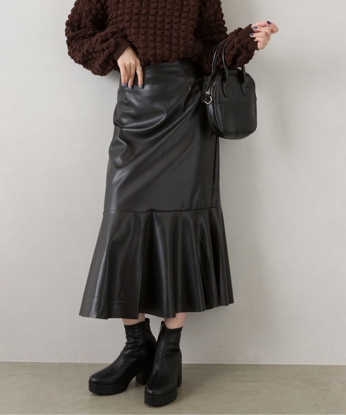 SpRay（スプレイ）の「厚底ストレッチショートブーツ（ブーツ・レディース・ブラック/ブラウン/アイボリー・MEDIUM/LARGE）」の9枚目の写真