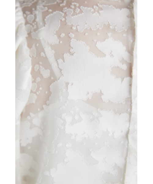 rienda(リエンダ)の「ハイネックギャザーパフスリーブブラウス(シャツ/ブラウス・レディース・ブラック/ブルー/ホワイト・FREE)」の19枚目の写真