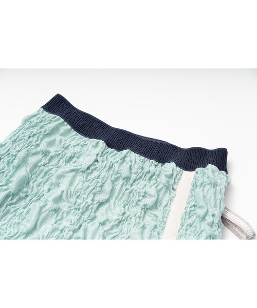 Wizzard(ウィザード)の「Wizzard ウィザード / EMBROIDERY SHIRRING FAB SKIRT 刺繍シャーリングセットアップスカート(スカート・レディース・ブラック/ミント・0)」の13枚目の写真