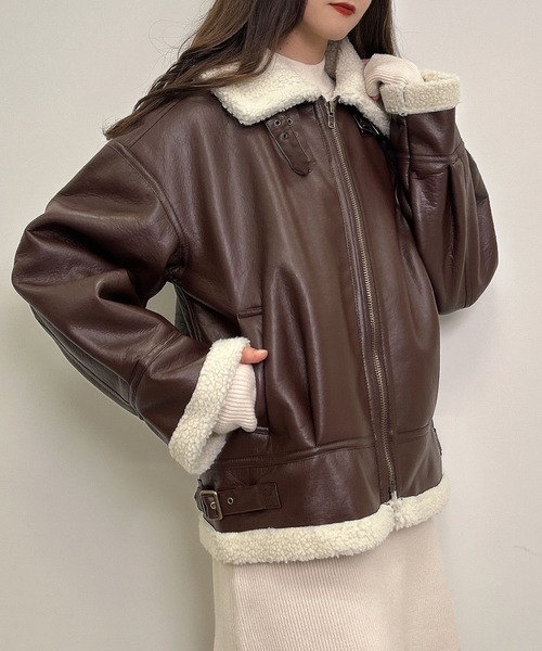 INGNI(イング)の「ボアB-3(ブルゾン・レディース・ブラック系その他2/ブラウン系その他2・M)」の20枚目の写真