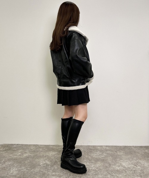 INGNI(イング)の「ボアB-3(ブルゾン・レディース・ブラック系その他2/ブラウン系その他2・M)」の18枚目の写真