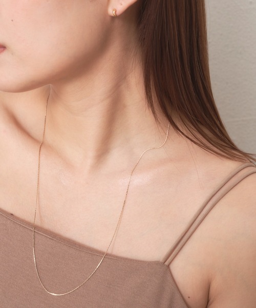 VANNIE U（ヴァニーユー）の「thin neckless（ネックレス・レディース・シルバー/ゴールド/その他1/その他2・FREE）」の3枚目の写真