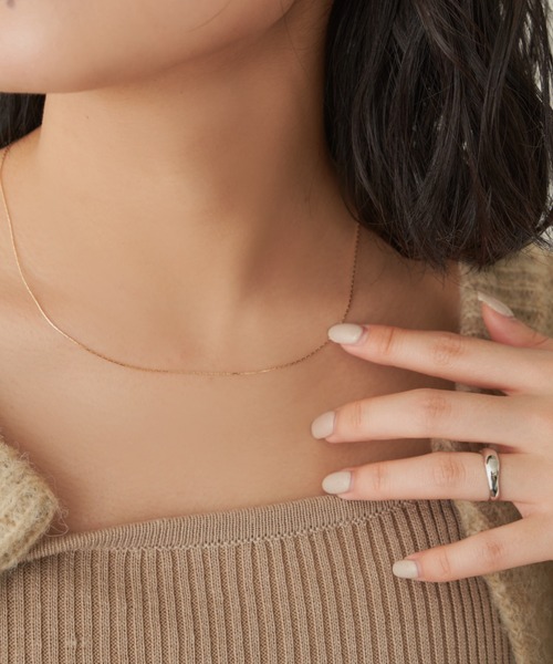 VANNIE U（ヴァニーユー）の「thin neckless（ネックレス・レディース・シルバー/ゴールド/その他1/その他2・FREE）」の8枚目の写真