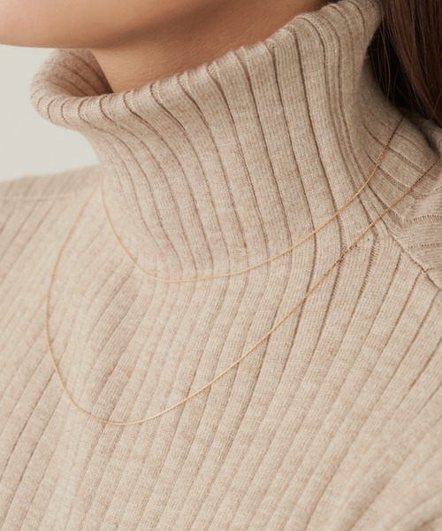 VANNIE U（ヴァニーユー）の「thin neckless（ネックレス・レディース・シルバー/ゴールド/その他1/その他2・FREE）」の9枚目の写真