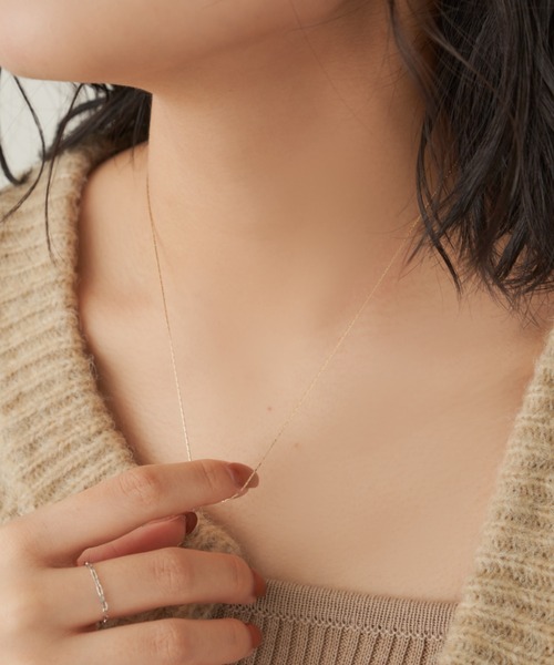 VANNIE U（ヴァニーユー）の「thin neckless（ネックレス・レディース・シルバー/ゴールド/その他1/その他2・FREE）」の19枚目の写真