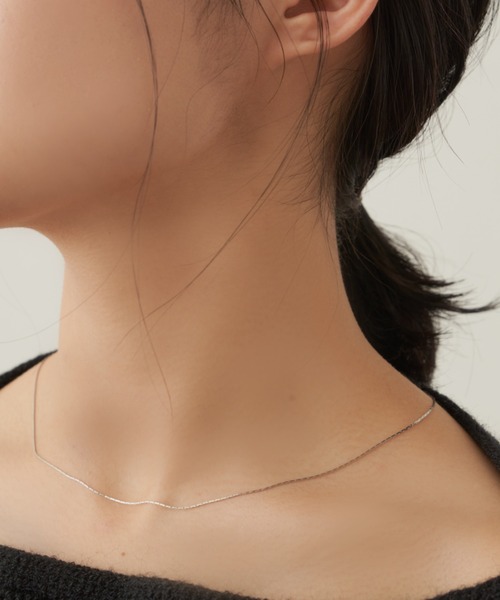 VANNIE U（ヴァニーユー）の「thin neckless（ネックレス・レディース・シルバー/ゴールド/その他1/その他2・FREE）」の22枚目の写真
