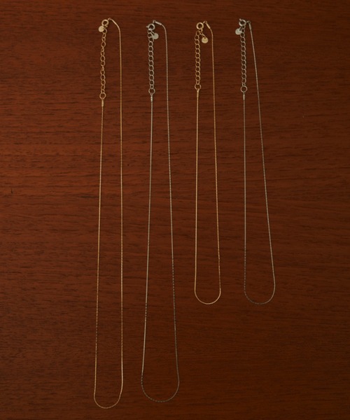 VANNIE U（ヴァニーユー）の「thin neckless（ネックレス・レディース・シルバー/ゴールド/その他1/その他2・FREE）」の20枚目の写真