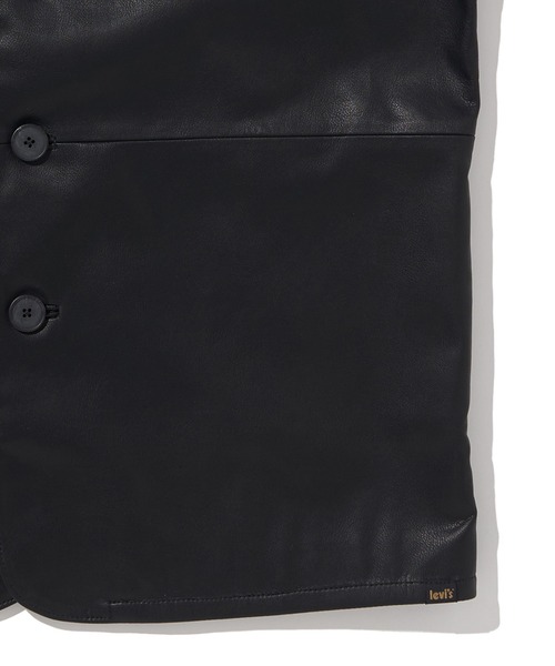 Levi's(リーバイス)の「Levi's/リーバイス AMELIE レザージャケット CAVIAR(その他アウター・レディース・ブラック・XS/S/M)」の22枚目の写真