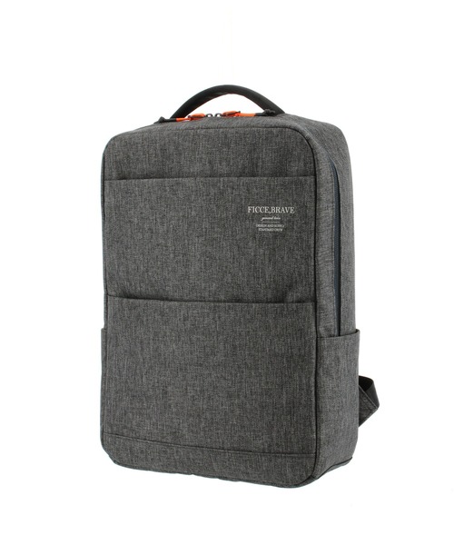 Ficce,Brave(フィセブレイブ)の「【Ficce Brave/フィセブレイブ】 スクエアリュック(バックパック/リュック・メンズ・ブラック/ダークグレー/ライトグレー・FREE)」の3枚目の写真