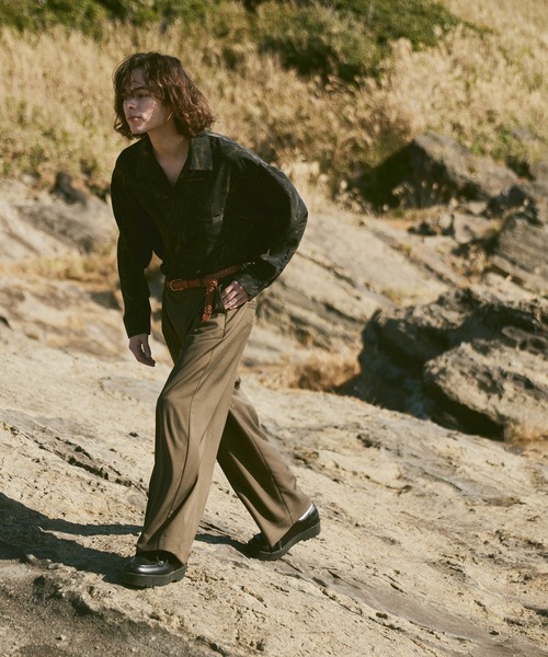 CASPER JOHN（キャスパージョン）の「Daddy slacks/ダディスラックス（スラックス・メンズ・オリーブ/ブラック/ネイビー・SMALL/MEDIUM/LARGE）」の13枚目の写真