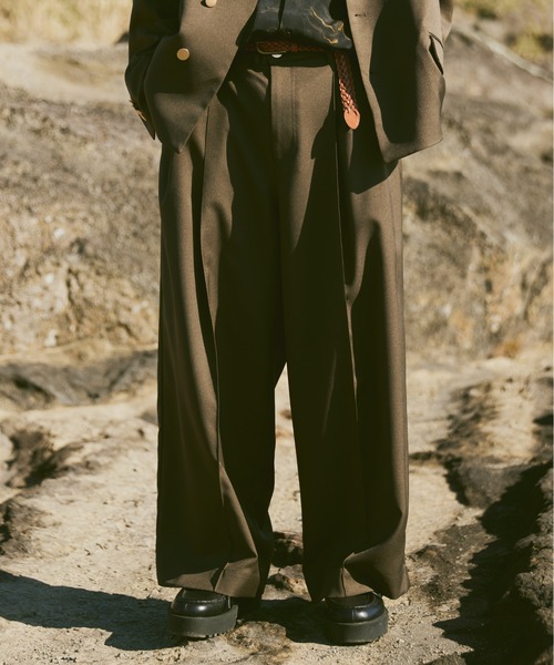 CASPER JOHN（キャスパージョン）の「Daddy slacks/ダディスラックス（スラックス・メンズ・オリーブ/ブラック/ネイビー・SMALL/MEDIUM/LARGE）」の17枚目の写真